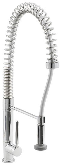 Single lever pre-rinse mixer tap. 737mm high. additional image