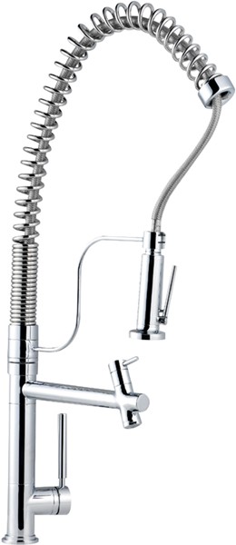 Luxury pre-rinse mixer tap. 750mm high. additional image