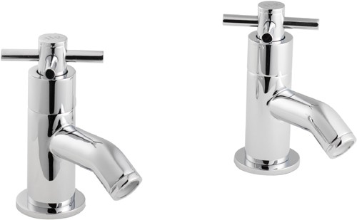 Cross Head Bath Taps (pair). additional image