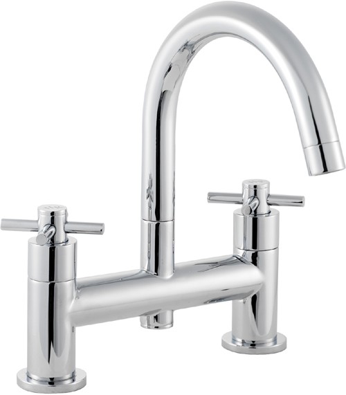 Deck Mounted Bath Filler With Swivel Spout. additional image