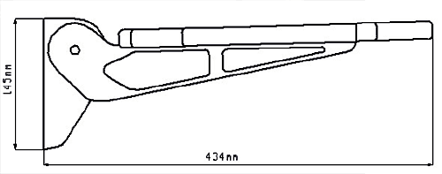 Folding Shower Seat (Aluminium Hinges). additional image