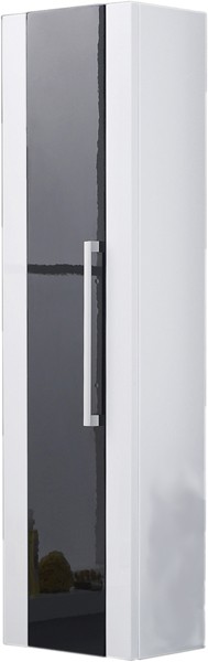 Bathroom Storage Cabinet (Black & White). 320x1200. additional image