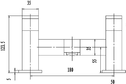 Bath Filler Tap (Chrome). additional image