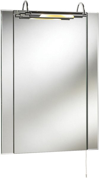 Pallas Bathroom Mirror With Light.  550x750mm. additional image