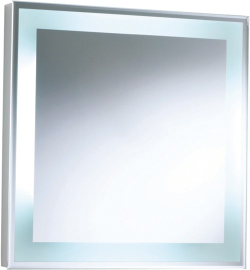 Figaro Backlit Bathroom Mirror. Size 550x550mm. additional image