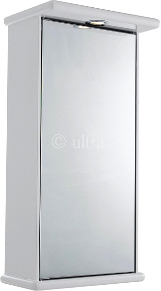 Niche Mirror Cabinet, Light & Shaver. 400x800x200mm. additional image