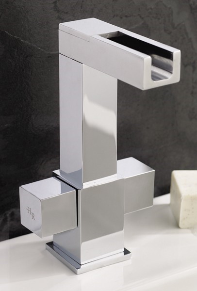 Waterfall Basin Mixer Tap (Chrome). additional image