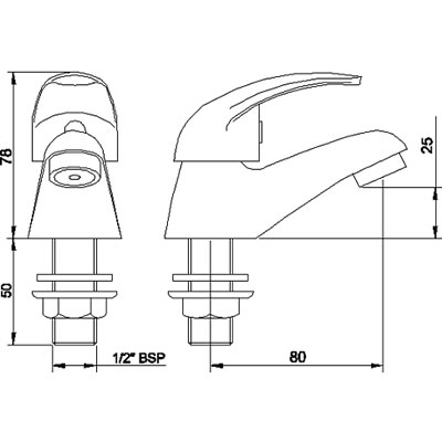 Basin taps (pair) additional image