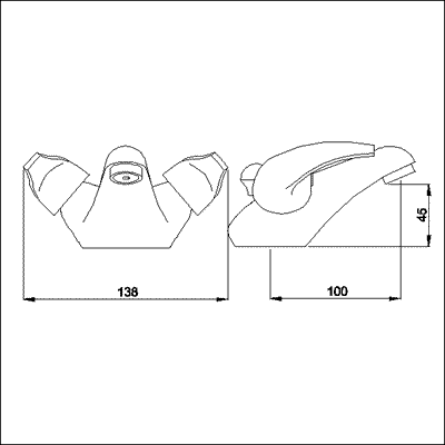 Mono basin mixer tap + Free pop up waste additional image