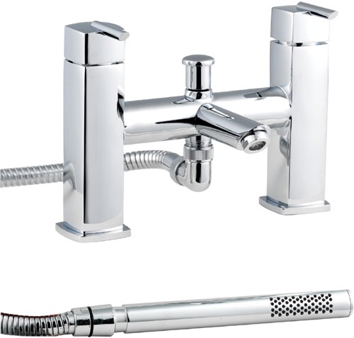 Bath Shower Mixer Tap With Shower Kit. additional image