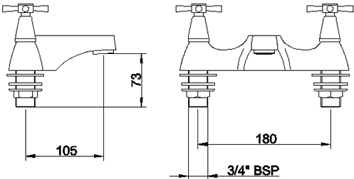 Bath filler tap additional image