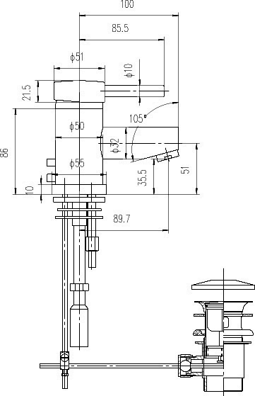 Mono Basin Mixer Tap With Pop Up Waste. additional image