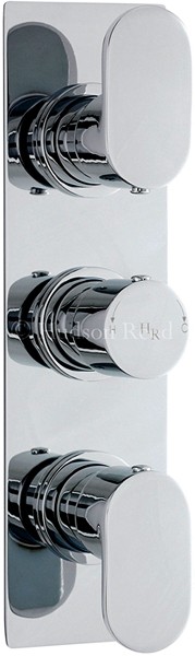 Triple Concealed Thermostatic Shower Valve (Chrome). additional image