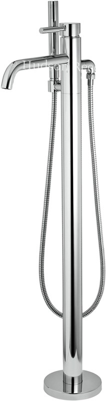 Freestanding Bath Shower Mixer Tap (Chrome). additional image