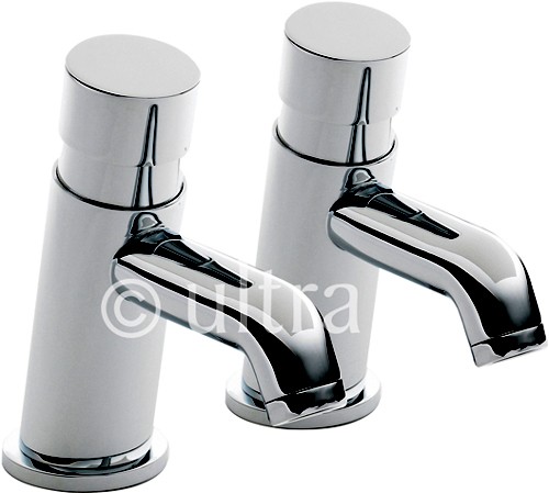 Non Concussive Basin Taps (Chrome). additional image