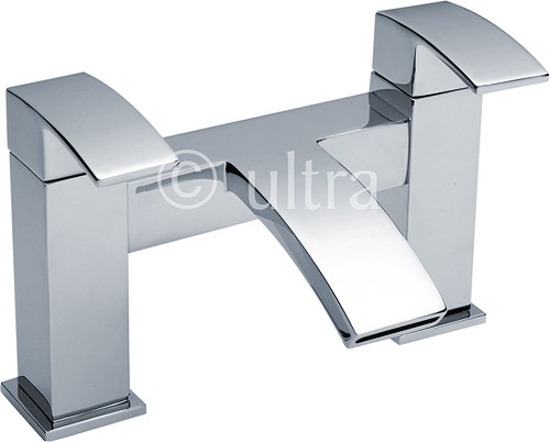 Waterfall Bath Filler Tap (Chrome). additional image