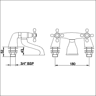 Bath Filler (Chrome) additional image