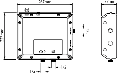 Digital Basin Tap With Concealed Control Unit (Deck Mounted). additional image