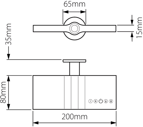 Digital Basin Tap With Concealed Control Unit (Only 1 remaining). additional image