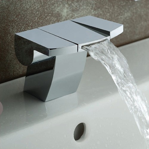 Waterfall Basin Tap (Chrome). additional image