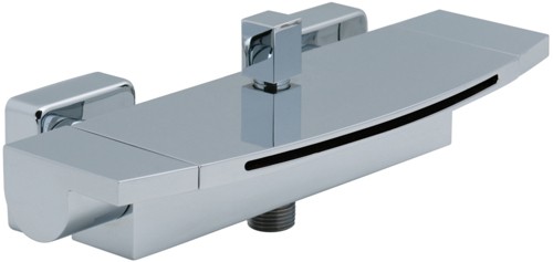 Wall Mounted Waterfall Bath Shower Mixer Tap (1 only). additional image