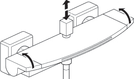 Wall Mounted Waterfall Bath Shower Mixer Tap (1 only). additional image