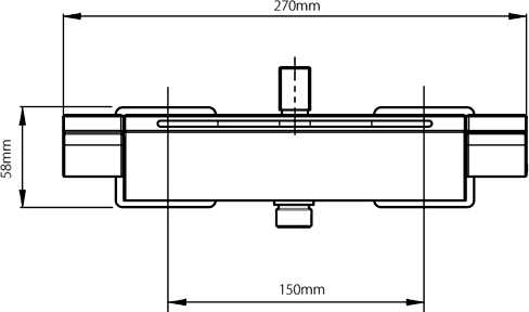 Wall Mounted Waterfall Bath Shower Mixer Tap (1 only). additional image