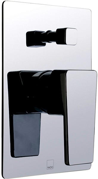 Concealed Shower Valve With Diverter (Chrome, Manual). additional image