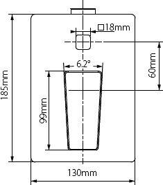 Concealed Shower Valve With Diverter (Chrome, Manual). additional image