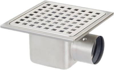 Stainless Steel Gully With Side Outlet. Low Profile.150x150x60mm additional image