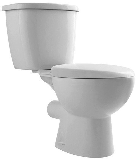 Modern Toilet With Push Flush Cistern & Seat. additional image