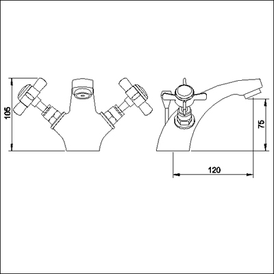 Mono Basin Mixer + free Pop-up Waste (Chrome) additional image