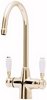 Click for Astracast Springflow Colonial Water Filter Kitchen Tap in gold.