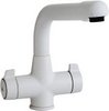 Click for Astracast Contemporary Targa kitchen mixer tap. Opal white colour.