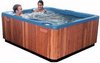 Click for Hot Tub Quest hot tub. 4 person + free steps & starter kit.
