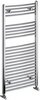 Click for Bristan Heating Gina Curved Bathroom Radiator (Chrome). 600x1000mm.