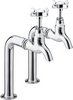 Click for Bristan 1901 Bib Taps With Up Stands (Pair, Chrome Plated).