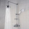 Click for Bristan 1901 Traditional Thermostatic Shower Valve With Rigid Riser, Chrome.