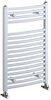 Click for Bristan Heating Rosanna Curved Bathroom Radiator (White). 500x1000mm.