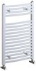 Click for Bristan Heating Rosanna Curved Bathroom Radiator (White). 500x1450mm.