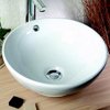 Click for Lecico Bowls Round Free-Standing Bowl with no tap holes. 420x420x173mm