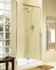 Click for Image Allure 1000 left hand inline hinged shower enclosure door and panel.
