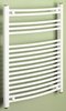 Click for HeatLine White Curved Multi-Rail Towel Radiator.  500x1200mm.  1924 BTU.