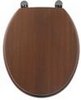 Click for Woodlands Toilet Seat with chrome hinges (Wenge)