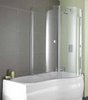 Click for Aquarius Versilla Complete Shower Bath (Right Hand).  1500x900mm.