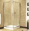 Click for Image Ultra 900mm shower enclosure with sliding corner doors.