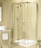 Click for Image Allure 800x800mm left hand shower enclosure with hinged door.