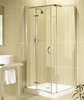 Click for Image Allure 900x900mm left hand shower enclosure with hinged door.