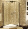 Click for Image Ultra 800 curved quadrant shower enclosure with sliding doors.