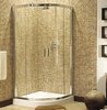 Click for Image Ultra 900 curved quadrant shower enclosure with sliding doors.